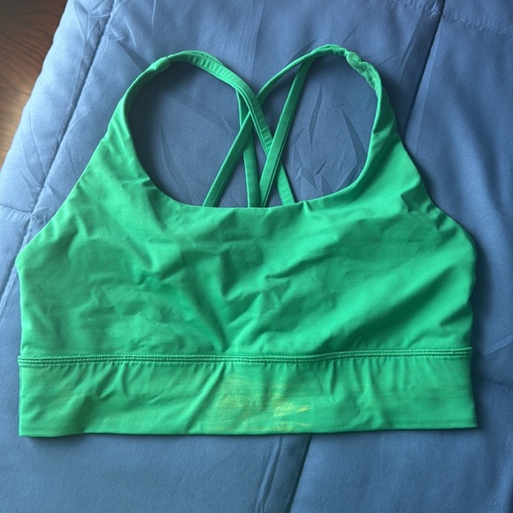 Lululemon Set of 6 Energy Bras Sz 10 Blue Purple Pink Green! - Picture 6 of 12